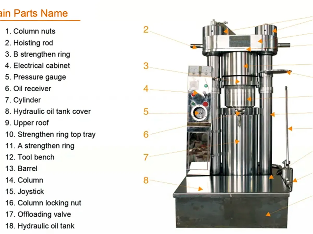 Hydraulic Oil Press Machine